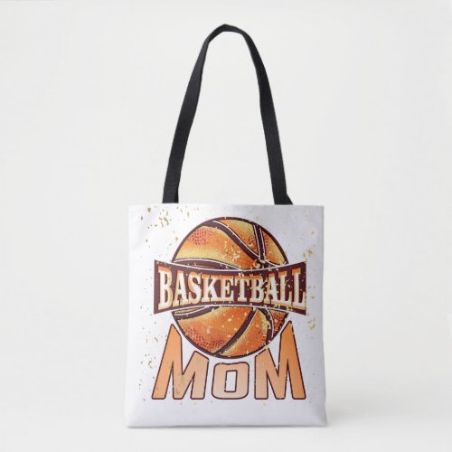 Basktball Mom Tote Bag