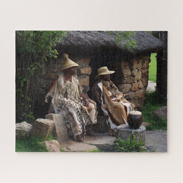 Basotho Chieftain Medicine man. Jigsaw Puzzle (Horizontal)