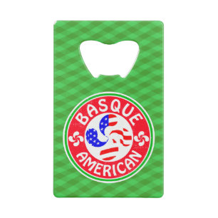 Basque American Lauburu Cross Bottle Opener