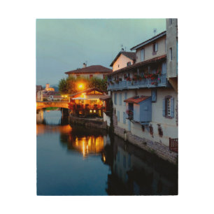 Basque architecture wood wall art