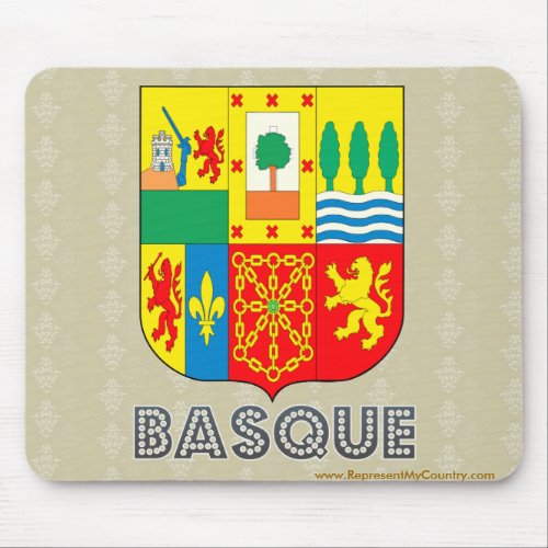Basque Coat of Arms Mouse Pad