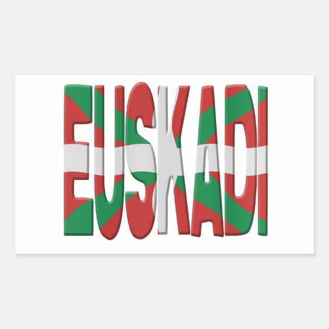 Basque Country - Basque flag Rectangular Sticker (Front)