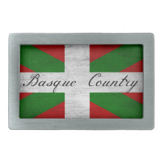 Basque Country Distressed Flag Belt Buckle