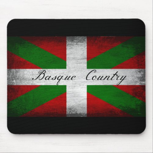 Basque Country Distressed Flag Mouse Pad