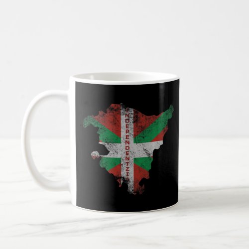 Basque Country Independentzia Independence Map Fla Coffee Mug