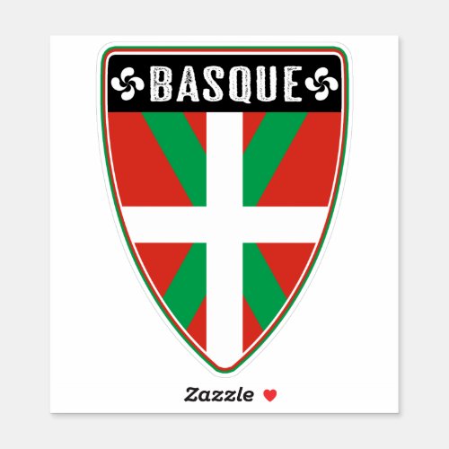Basque Country Shield Sticker