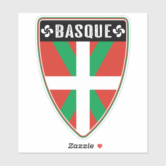 Basque Country Shield Sticker (Sheet)