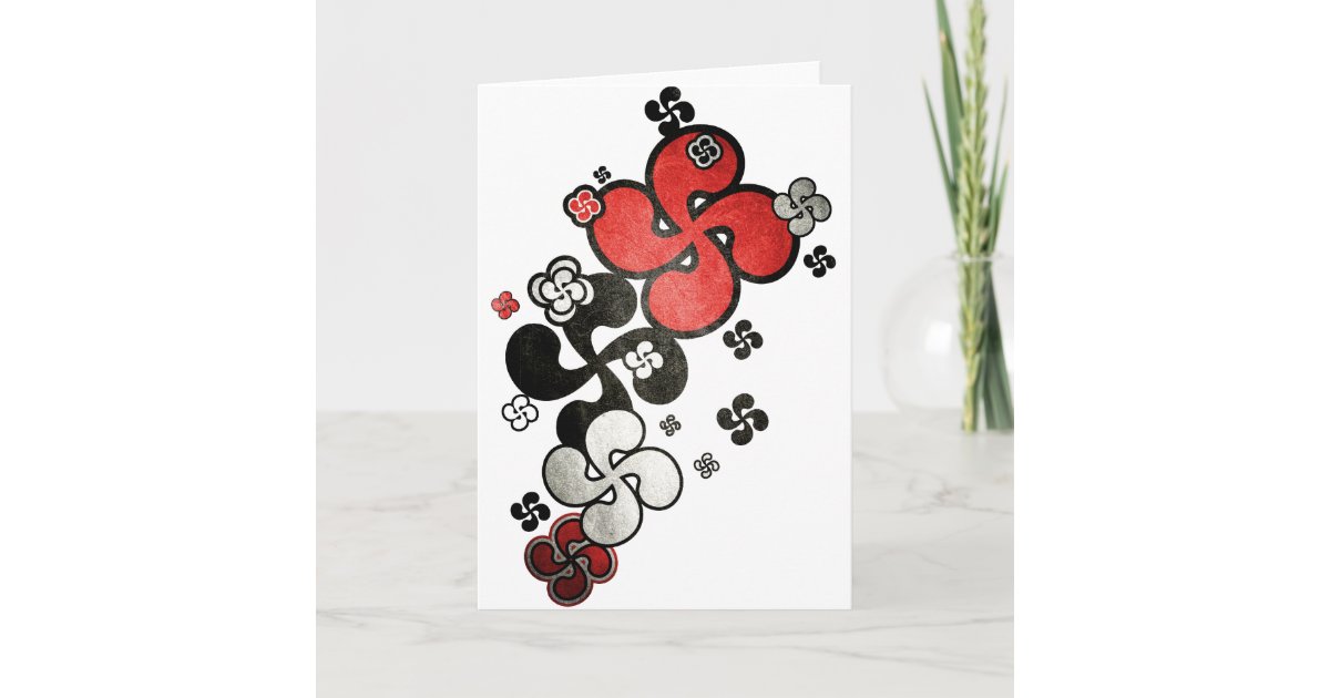 Basque cross card | Zazzle