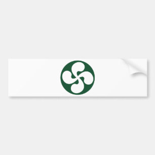 Basque Cross extruded Bumper Sticker