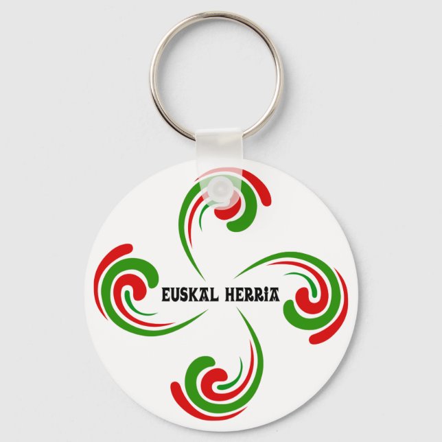 Basque Cross Keychain (Front)