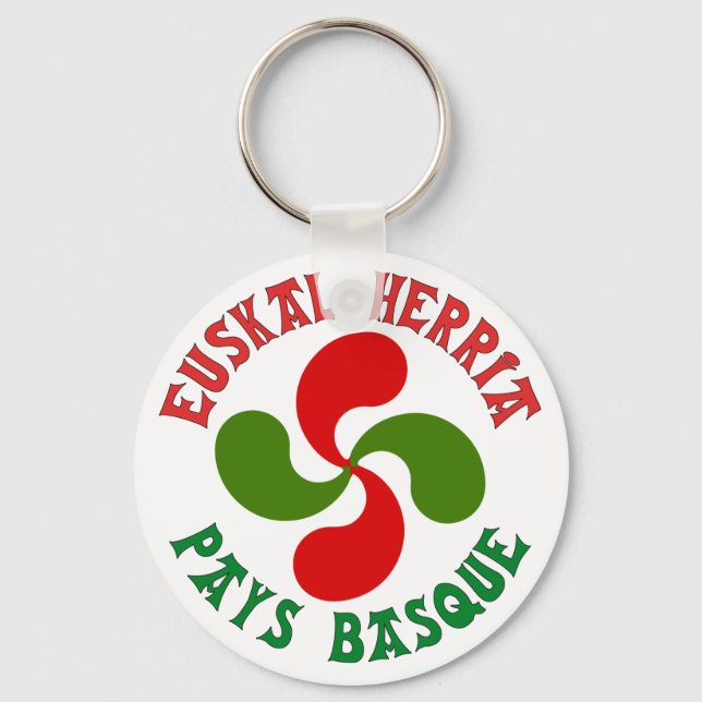 Basque Cross Keychain (Front)