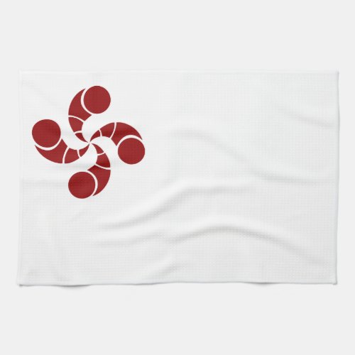Basque cross of golf kitchen towel