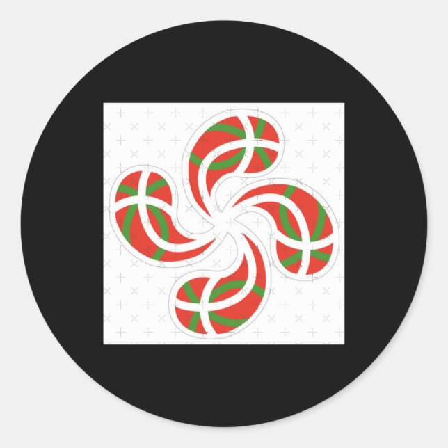 Basque Cross Sticker  (Front)