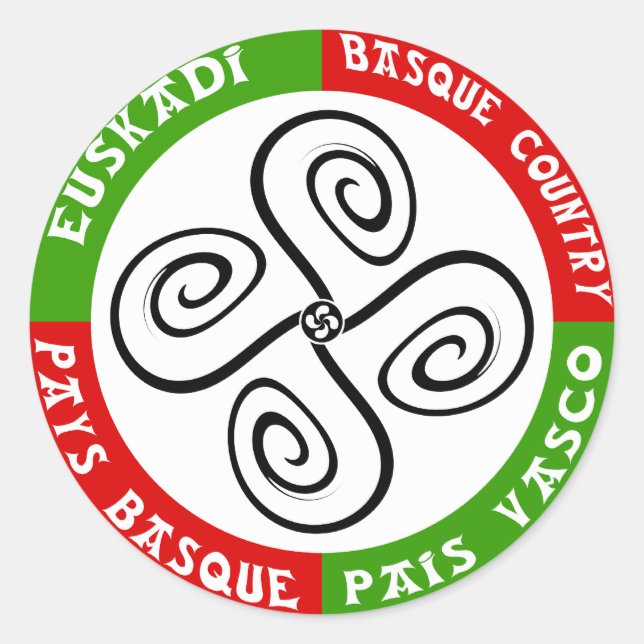 Basque Cross Sticker (Front)