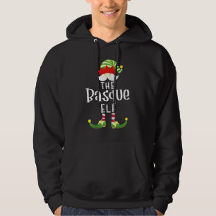 Basque Elf Group Christmas Pajama Party Hoodie