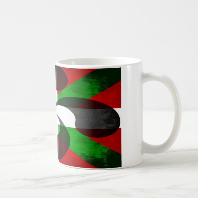 Basque Flag and Cross Coffee Mug (Right)