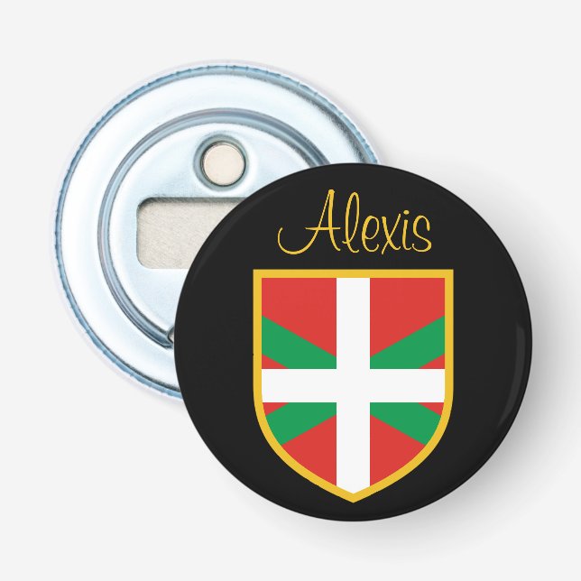 Basque Flag Bottle Opener (Front)