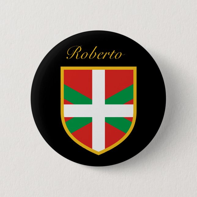 Basque Flag Button (Front)