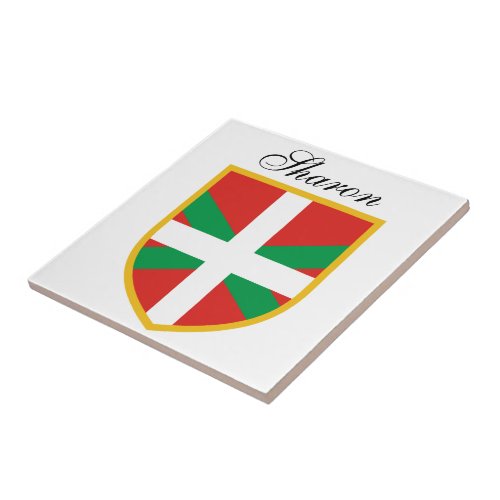 Basque Flag Ceramic Tile