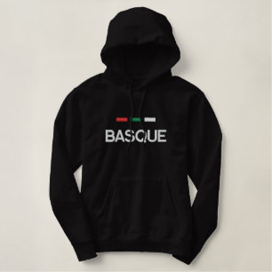 Basque Flag Embroidered Hoodie