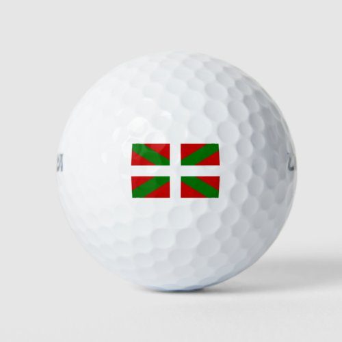 basque flag golf balls
