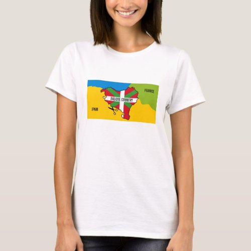 Basque flag Ikurria Basque Country independence T_Shirt