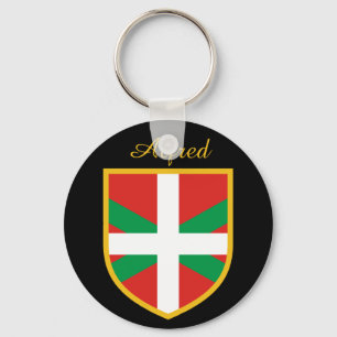 Basque Flag Keychain