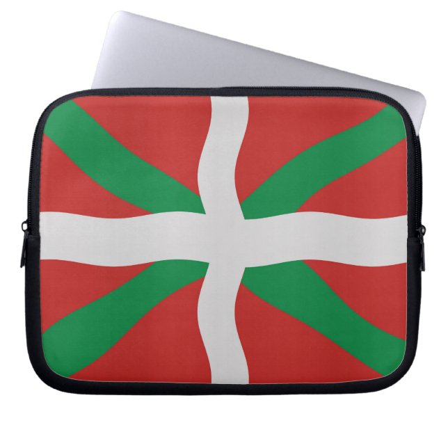 Basque flag laptop sleeve (Front)