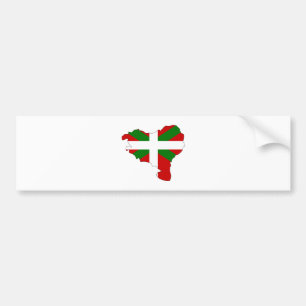 Basque Flag Map full size Bumper Sticker