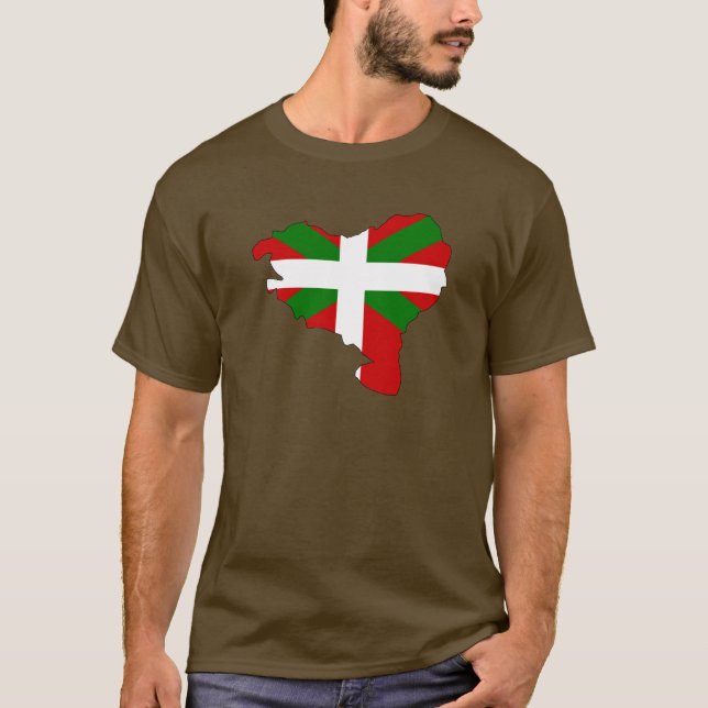 Basque flag map T-Shirt (Front)