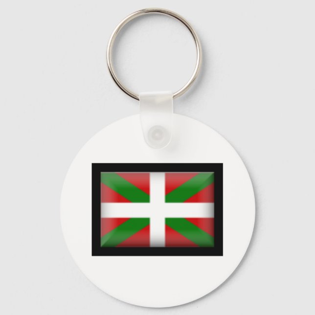 Basque Flag   País Vasco Keychain (Front)