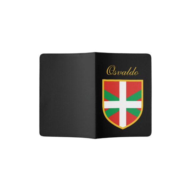 Basque Flag Passport Holder (Opened)