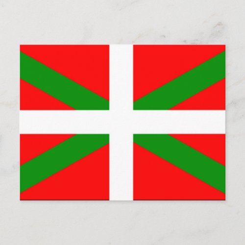 Basque Flag Postcard