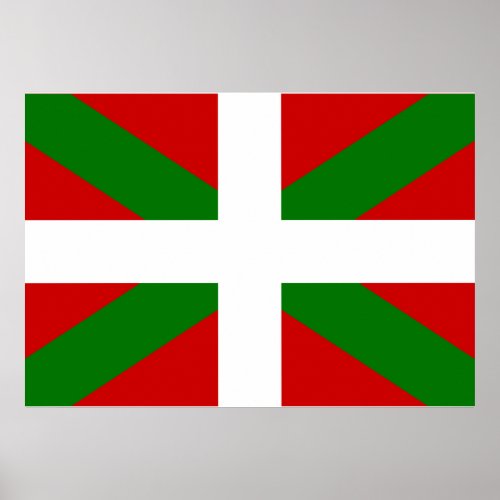 Basque Flag Poster