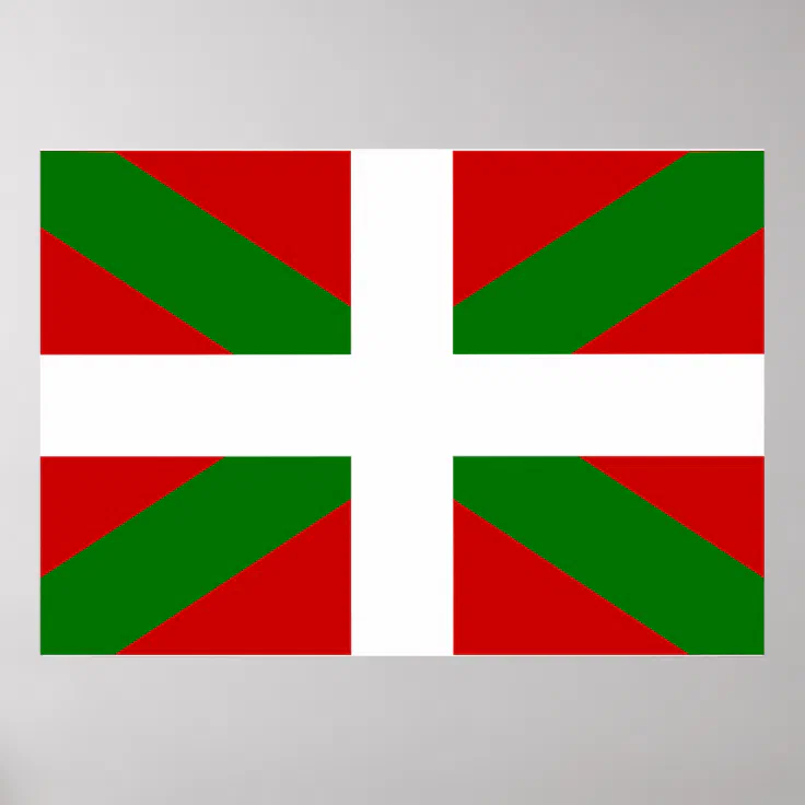 Basque Flag Poster | Zazzle