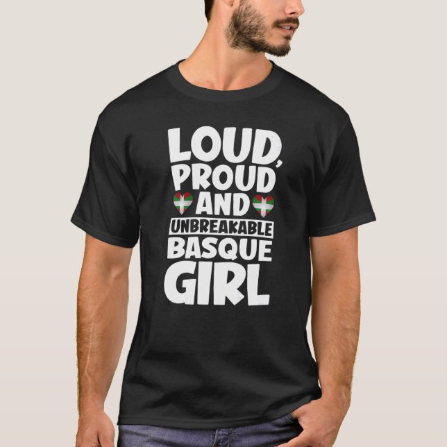 Basque Flag Proud Basques Men & Women   T-Shirt (Front)