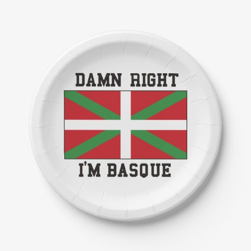Basque Flag Spain Paper Plates