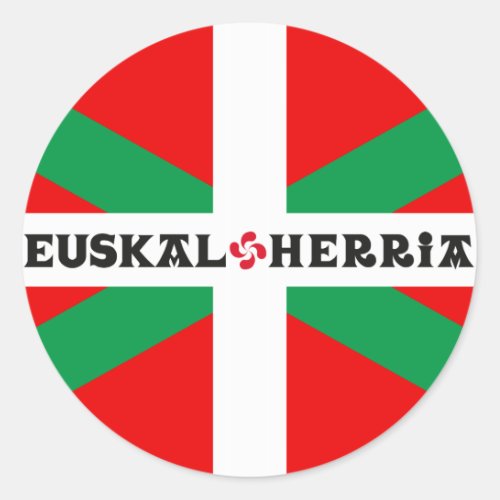 Basque Flag sticker Ikkurina