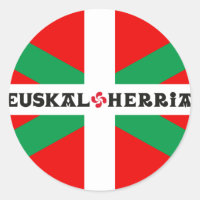 Basque Flag sticker "Ikkurina"