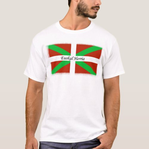 Basque Flag With Euskal Herria Shirt