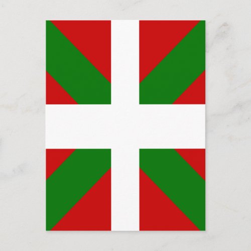 Basque High quality Flag Postcard