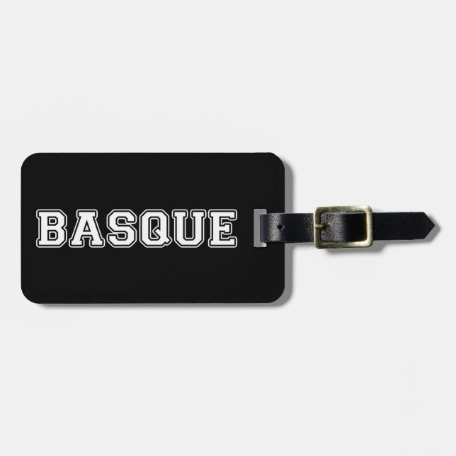 Basque Luggage Tag (Front Horizontal)