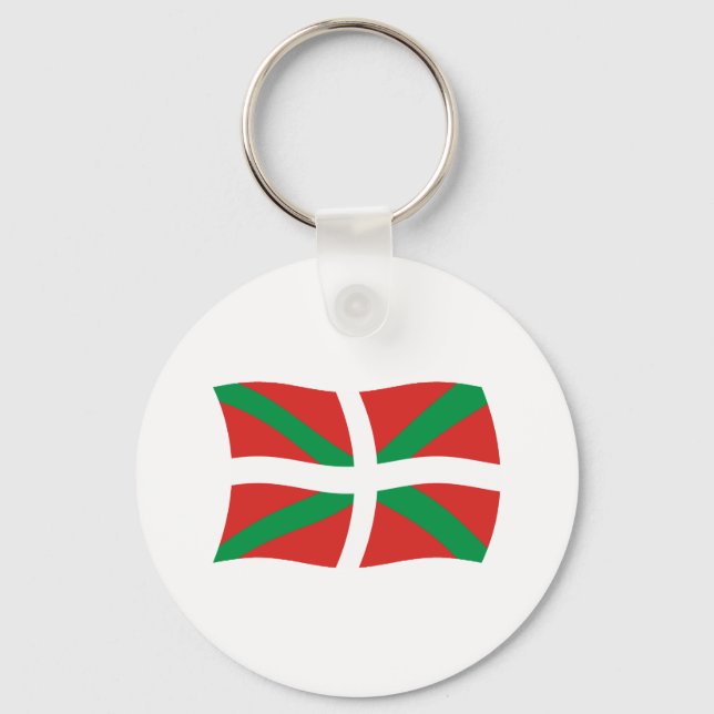 Basque People Flag Keychain (Front)
