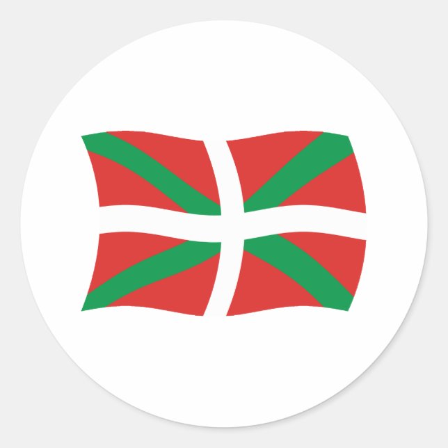 Basque People Flag Sticker (Front)