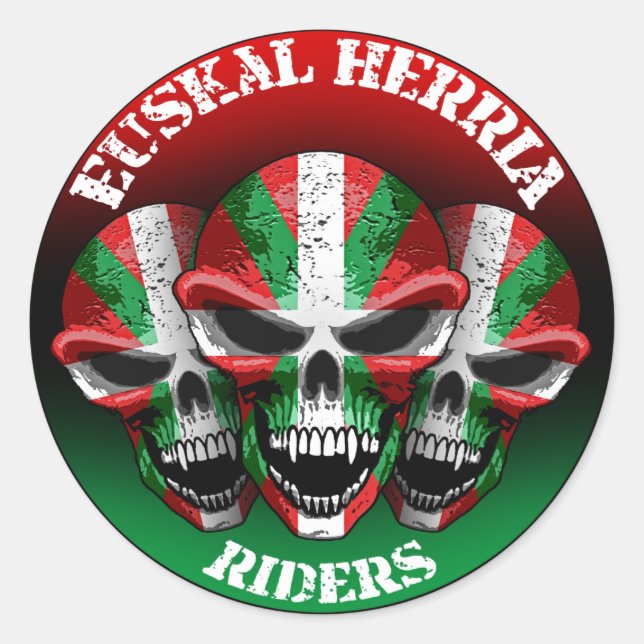 Basque Rider Sticker (Front)