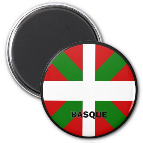 Basque Roundel quality Flag Magnet