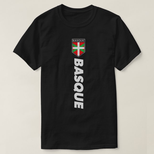 Basque Spain Victory Basque Football Jersey Style  T-Shirt (Design Front)