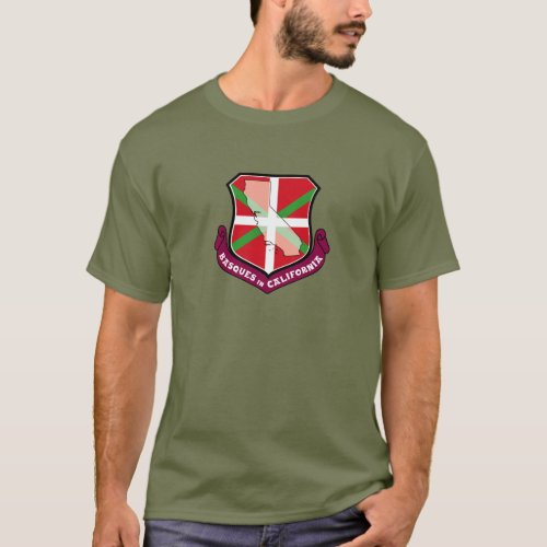 Basques in California Ikurria coat of arms The T_Shirt