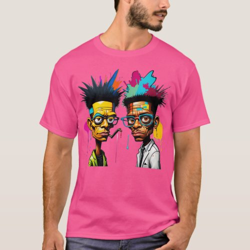 Basquiat Iconic Imagery T_Shirt