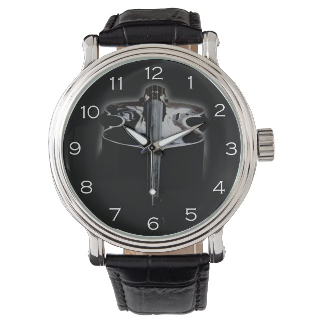 Bass 1 White Numbers waa Watch (Front)